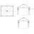 RosaBella 10 ft. x 12 ft. Gazebo with Mosquito Net