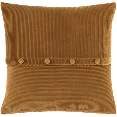 Housse de coussin en velours côtelé