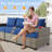 14- Person Rattan Outdoor Seating Group With Swivel Rockers and Fire Pit Table-610461472