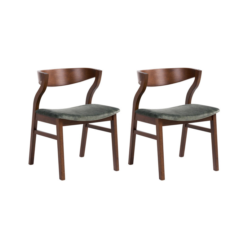 45 cm H Upholstered Low Back Dining Chair