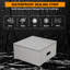 NEMA 4X/IP66 Waterproof Stainless Steel Electrical Storage Cabinet – 24"x24"x12" Lockable Wall-Mounted Junction Box with Mounting Plate & 2 Keys – Industrial Panel Case – Grayish White