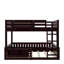 Lit superposé double au-dessus de grand lit double en bois massif avec panneau perforé et bibliothèque-1802978369-1802978374