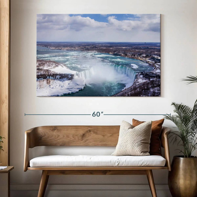 Alvord Winter in Niagara Falls, H 34 po x l 51 po