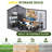 8 x 10 FT Outdoor Storage Shed, Resin Garden Tool Shed with Lockable Double Doors, Built-In Floor & Weather-Resistant Sloped Roof for Backyard Storage, Pool Supply-121909649