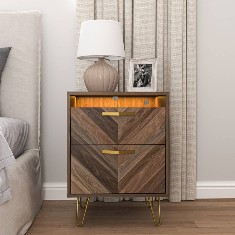 Cianni 15.7'' W Nightstand, 1