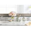 Ensemble de meuble-lavabo double 60 "avec comptoir vert sauge et comptoir en marbre de Carrare Katherine-874061105-874061101