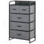 Commode verticale en métal avec 5 tiroirs