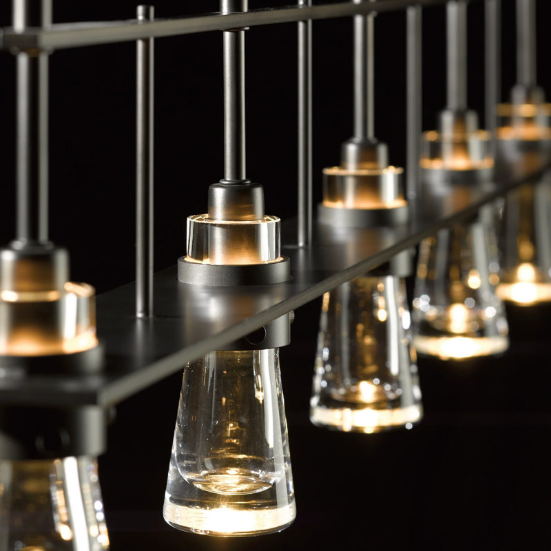 Erlenmeyer 5 - Light Kitchen Island Pendant, Dark Smoke