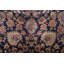 Tapis turc traditionnel bleu marine à motif floral 7 x 10