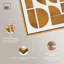 Impression sur toile «Lost Shapes II» par Art Remedy, cadre doré, 36 x 54-709484027-709484017