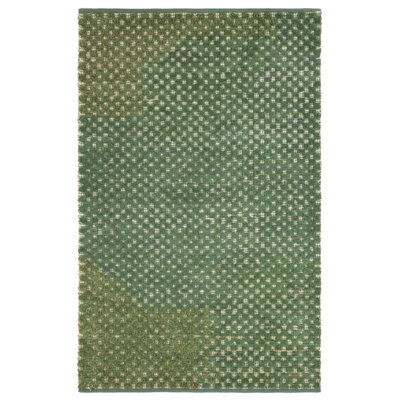 Bovina Hand Loomed Area Rug in Green