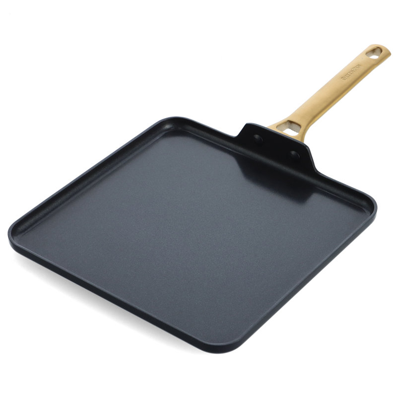GreenPan Reserve Black Healthy Ceramic Nonstick Griddle, 11"