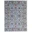 Tapis traditionnel traditionnel bleu ciel en laine noué à la main 8 pi x 10 pi Tindall