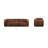 Capa 96.5'' Full-Grain Genuine Italian Leather Square Arm Sofa-462060012