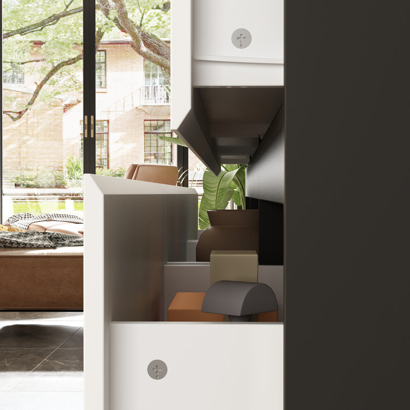 Commode double à neuf tiroirs