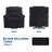 Corduroy Recliner Chair, Manual Recliner Sofa with Handle, Pillow Top Arms, Thick Padding, Side Pocket-1104073855