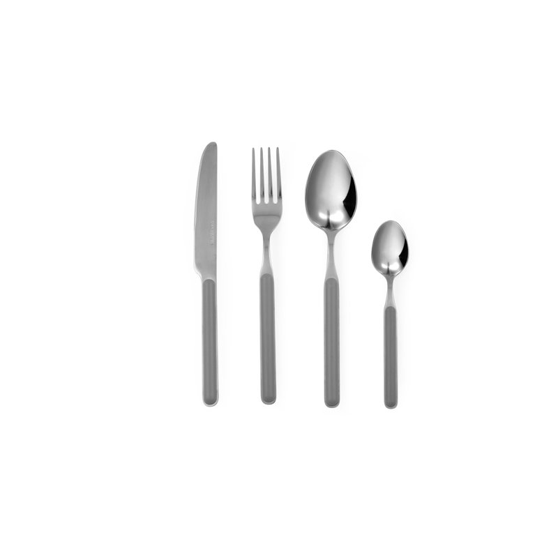 Eclipse 24 Piece Cutlery Set Service for 6, Grey