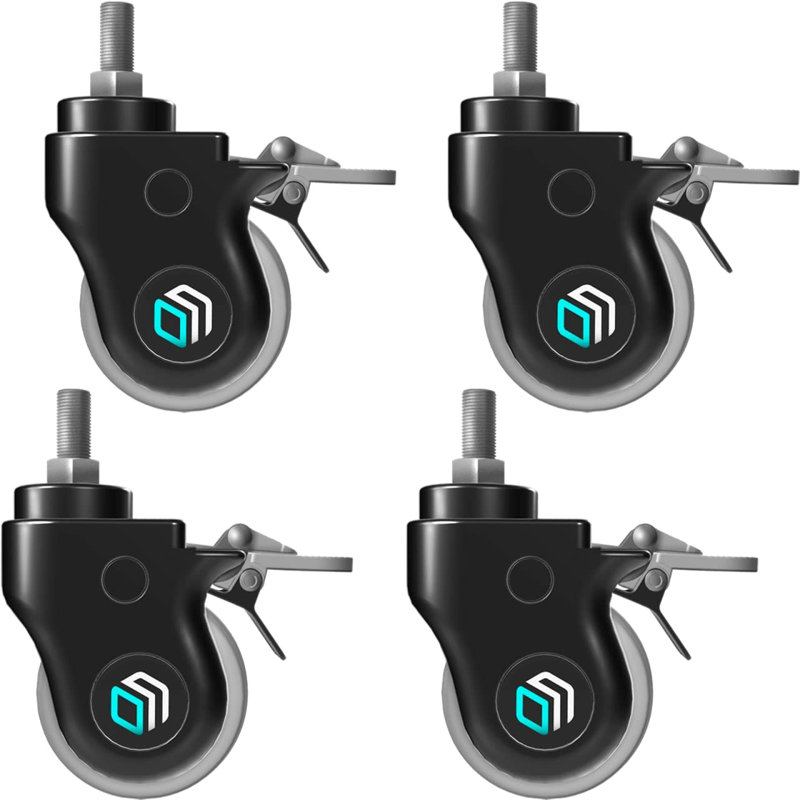 Onkron Designer Caster Wheels, 4" W