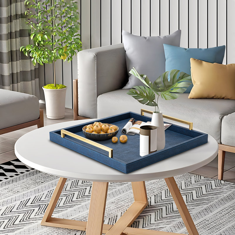 Plateau Brysun, Bleu, H 3 po x l 20 po x P 20 po