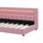 Twin XL Size Upholstered Daybed With Built-In Storage, L-Shaped Design With LED Strip And USB Ports, Linen Fabric Bed Frame-493853867-493853860