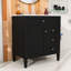 Armoire de salle de bain simple autoportante moderne avec lavabo en résine et rangement-2041551869