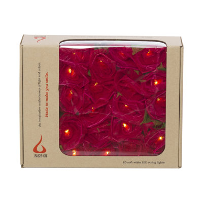 Dov LED Natural Leaf Rose String Light