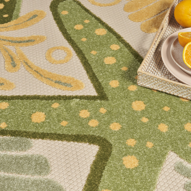Tapis intérieur / extérieur Brantner, Rectangle 12 pi x 15 pi