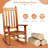 Kamree Kids 11.3'' Wood Rocking Chair and Ottoman-331392778