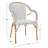 Pawel Wicker Premium All-Weather Wicker Outdoor Dining Armchair-92611960-121503280