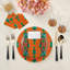 Gem Emeralds Vegan Leather Round Pebble Placemat-1606703689-1606703695
