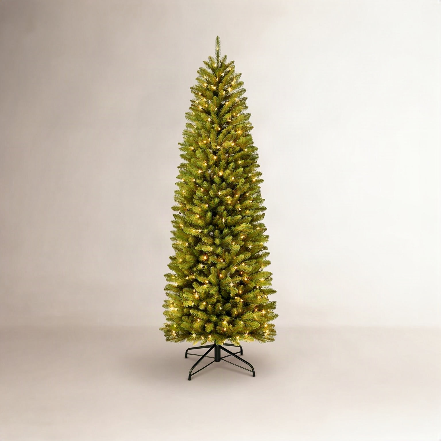Fraser Lighted Artificial Christmas Tree, 7.5' H
