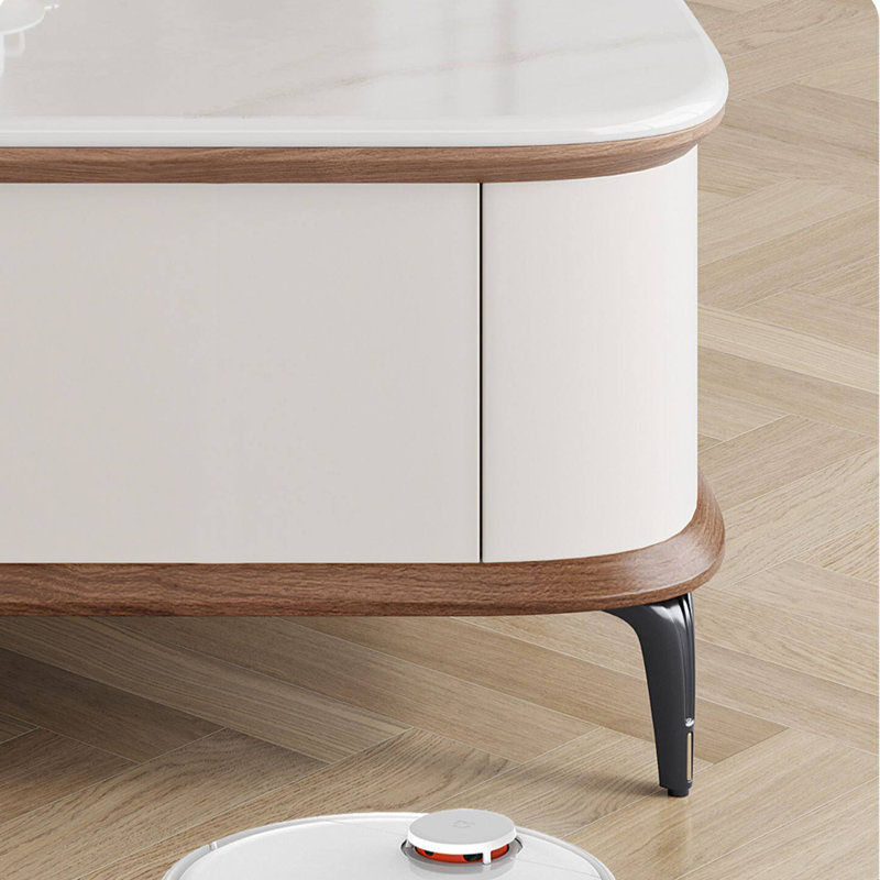 Meuble de rangement de meuble télé de luxe moderne et minimaliste, H 17,72 po x L 78,74 po x l 15,75 po