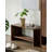 Solid Wood Minimalist Shoe Bench with Open Shelf