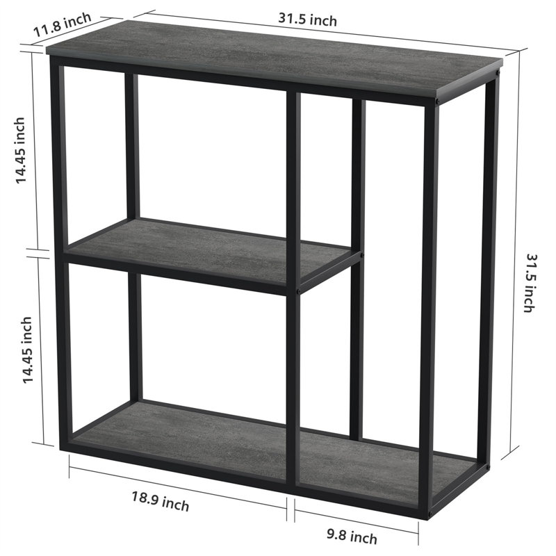 Flaviu 31.5'' Console Table, Gray
