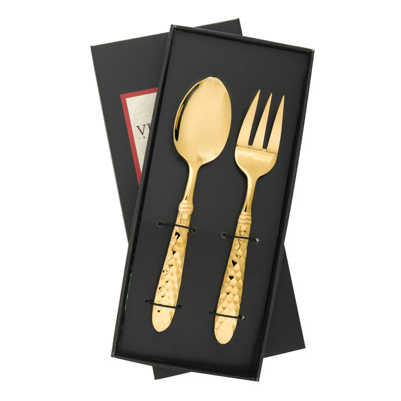 VIETRI Martellato Stainless Steel Flatware Set