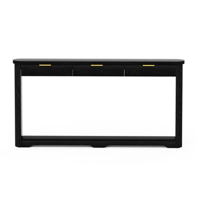 70.1" Console Table With 3 Drawers