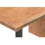 Bureau en bois massif à 3 tiroirs Live Edge-974201617