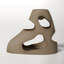 6.25" Ceramic Tabletop Candlestick