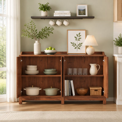 Buffet avec tablettes réglables
