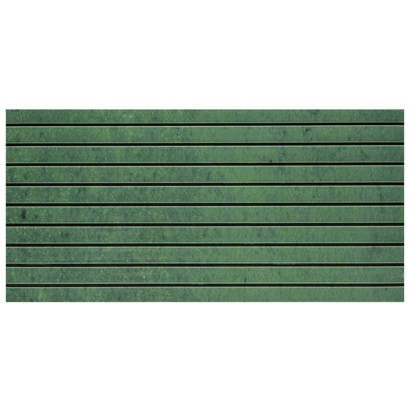Capri Strata 6-7/8 In. X 14 In. Porcelain Floor And Wall Tile, Green