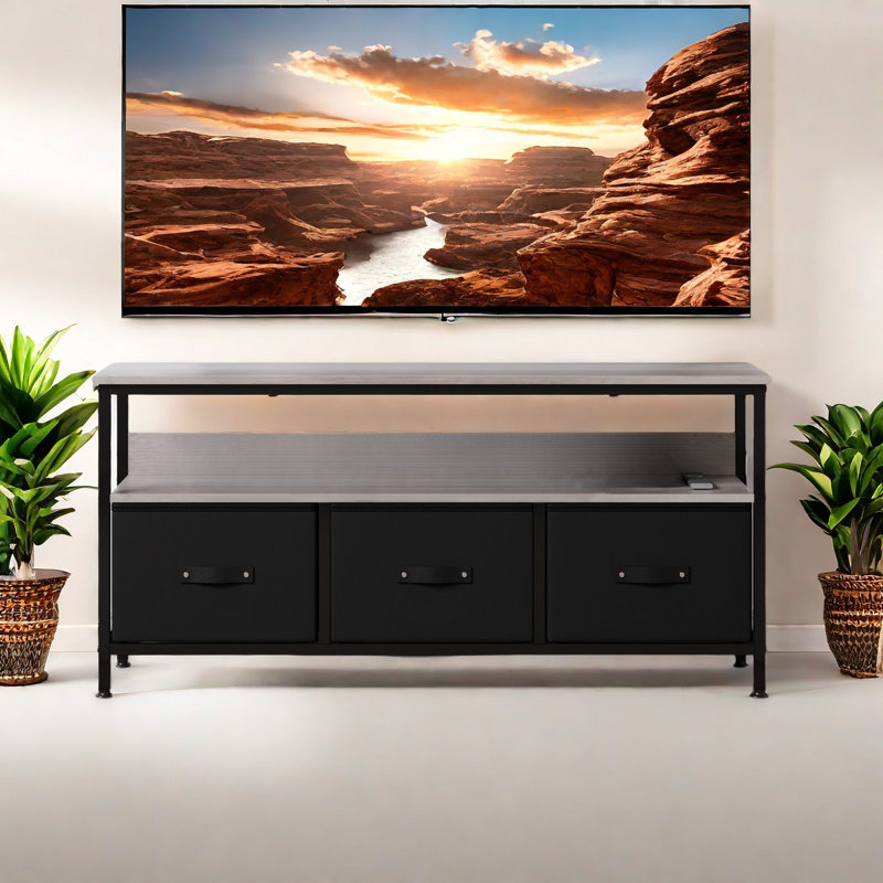 Rhashad Unfinished TV Stand for TVs up to 55"