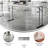 5" Plastic Folding Training And Event Table, Rectangular Folding Training Table With 330-Lb. Static Weight Capacity, White