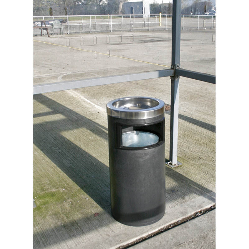 Sumiko Metal Kitchen Trash Can - 8L