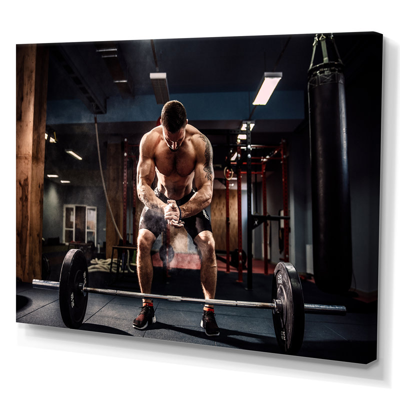 Wallington - Aérobie et musculation, impressions sur toile_106257, H 12 po x l 20 po x P 1 po, Toile tendue
