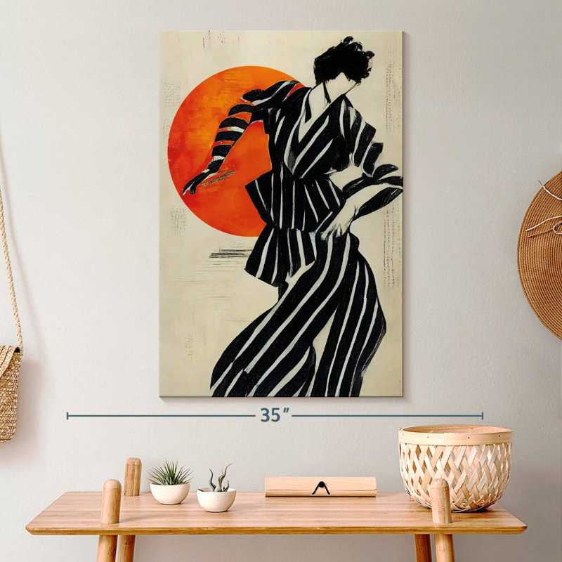 The Dancer At Sunset, 30" H x 20" W