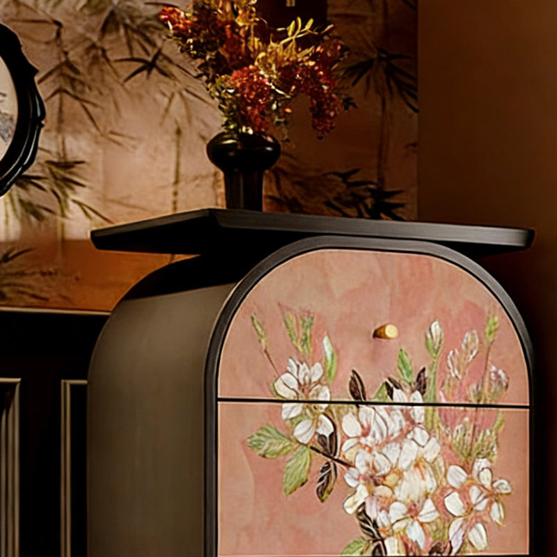 Armoire 4 tiroirs Modern Luxe, Noir