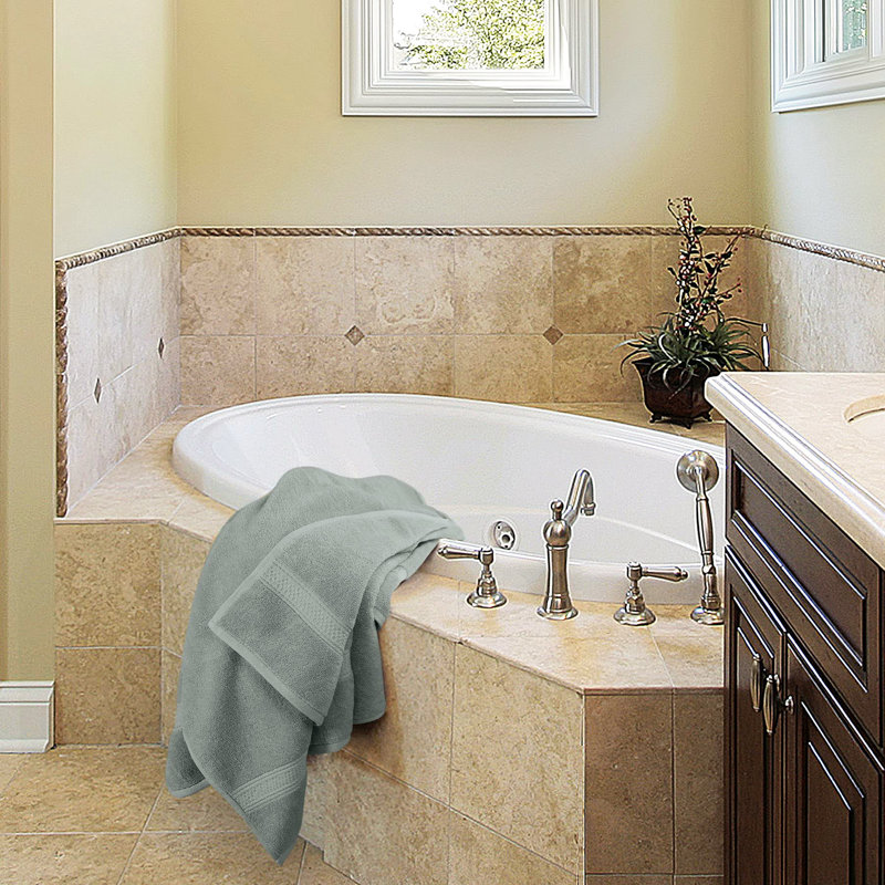 Saladin Bath Towel, Cool Grey