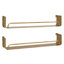 Jimeny Rectangular Metal Wall Shelf