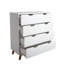 Tucker Solid Wood 80cm W 4 - Drawer Chest of Drawers