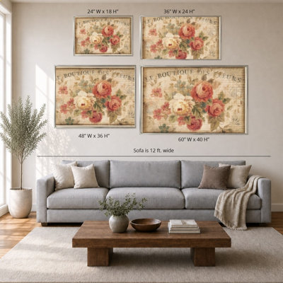 Parisian Flowers III by Danhui Nai - Graphic Art on Canvas